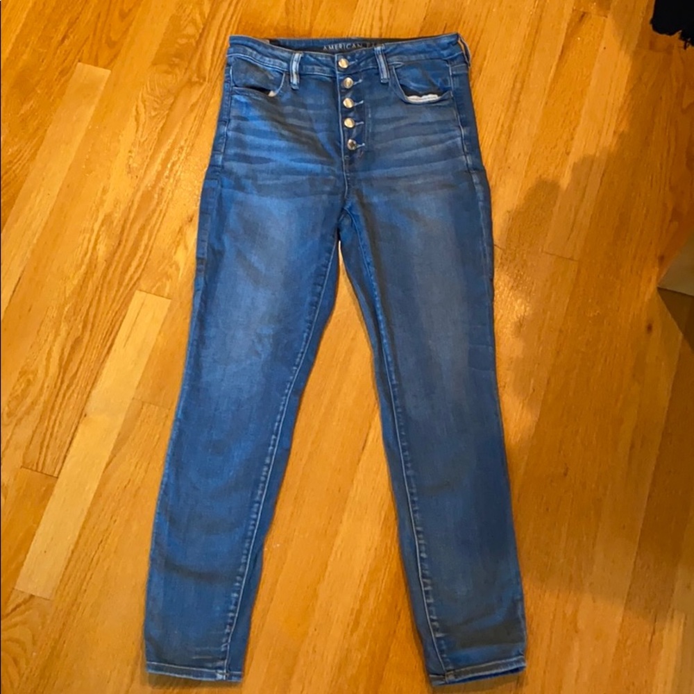 AE Super Hi-Rise Skinny Jeans